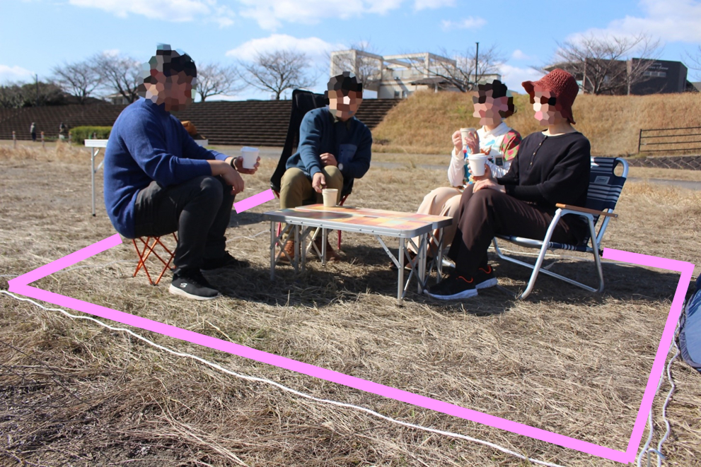 観覧区画 現地での見え方
