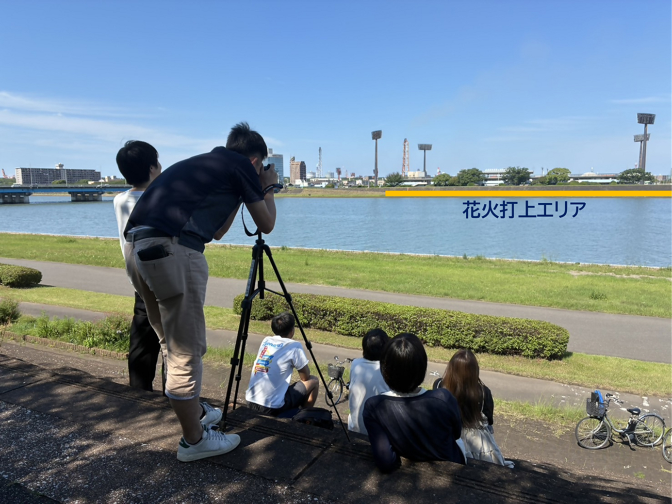 階段席・最上段席 現地での見え方